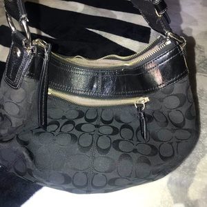 BLACK COACH saddle/shoulder bag